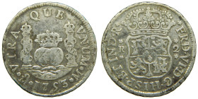 FERNANDO VI (1746-1759). 1753 M. México. 2 reales. Columnario. (AC 294). 6,43 gr. 

MBC