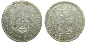 FERNANDO VI (1746-1759). 1757 M. México. 2 reales. Columnario. (AC 301). 6,65 gr. 

MBC+