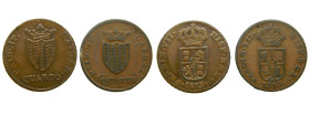 FERNANDO VII (1808-1833). 1813. Cataluña. 2 x Cuarto. (AC 3 y 4). 

MBC