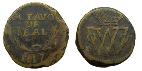 FERNANDO VII (1808-1833). 1817. Durango. Octavo. (AC 76). 

MBC-
