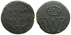 FERNANDO VII (1808-1833). 1818. Durango. Octavo. (AC 77). 

MBC+