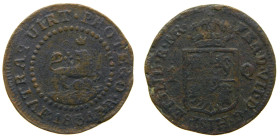 FERNANDO VII (1808-1833) 1/4 real. 1834 Manila (Filipinas). (AC 99). Emisión póstuma. Rara. 3,40 gr. 

BC+