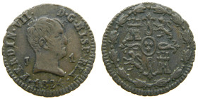 FERNANDO VII (1808-1833). 1824. Jubia. 1 maravedí. (AC 124). 

MBC+