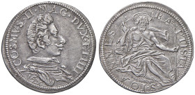 FIRENZE Cosimo II (1609-1621) Testone 1620 - MIR 266 AG (g 9,15) RR Bell'esemplare corredato di una delicata patina

Status: SPL