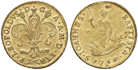 FIRENZE Pietro Leopoldo (1767-1789) Ruspone 1766 - MIR 369/2 AU (g 10,42) RR

Status: SPL/SPL+