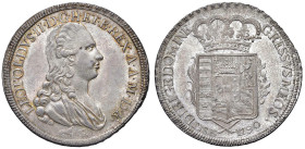 FIRENZE Pietro Leopoldo (1765-1790) Mezzo francescone 1790 - MIR 398 AG (g 13,69) RR Esemplare in alta conservazione corredato di una stupenda patina...