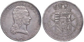 FIRENZE Ferdinando III (1790-1801) Francescone 1792 (prova?) - MIR 405/1 (indicato R/4); Gig. 24 (indicato R/5 e come prova? Senza alcuna valutazione ...