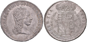 FIRENZE Ferdinando III (1790-1801) Francescone 1797 variante ETRVR. - MIR 405/6 AG (g 27,28)

Status: SPL+