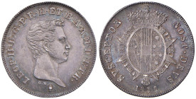 FIRENZE Leopoldo II (1824-1859) Paolo 1838 - MIR 456/3 (indicato R/3) AG (g 2,76) RRR Lievi hairlines al D/ ma bellâ€™esemplare di questo rarissimo mi...