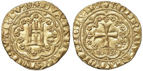 GENOVA Simon Boccanegra (doge IV, 1356-1363) Genovino - MIR 38 AU (g 3,54) R Magnifico esemplare non circolato. Nell'asta CNG 2024 un esemplare in con...