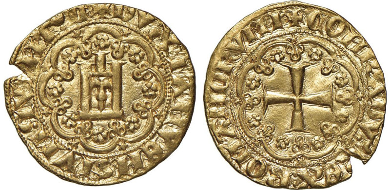 GENOVA Gabriele Adorno (1363-1370) Genovino - MIR 40 AU (g 3,40) R Marginale fra...