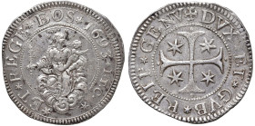 GENOVA Dogi Biennali (1528-1797) Scudo stretto 1693 ITC - MIR 294/56 AG (g 38,35)

Status: BB-SPL