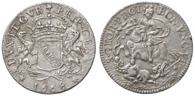 GENOVA Dogi Biennali (1528-1797) Monetazione per il Levante Giorgino 1668 - MIR 371 MI (g 2,29) RR

Status: qSPL/SPL