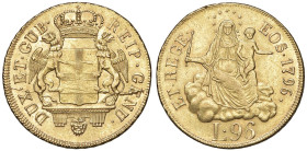 GENOVA Dogi Bienali (1528-1797) 96 Lire 1796 Stella dopo la data - MIR 275/4 AU (g 25,18)

Status: SPL