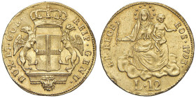 GENOVA Dogi biennali (1528-1797) 12 Lire 1793 - MIR 281 AU (g 3,12) RRR Minimi graffietti da pulitura

Status: qSPL/SPL+