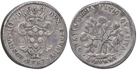 LIVORNO Cosimo III (1670-1723) Mezza pezza della rosa 1697 - MIR 67 AG (g 12,43) RR Minimi graffietti al bordo da probabile montatura asportata

Sta...