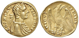 MESSINA Federico II (1197-1250) Augustale - MIR 59 AU (g 5,24) RR Minimi graffietti al bordo ma splendido esemplare

Status: SPL
