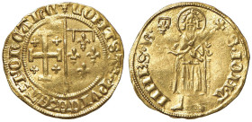 NAPOLI Giovanna I d'AngiÃ² (1343-1347) Fiorino - MIR 31; Fr. (Provenza) 812 AU (g 3,00) RR Ondulazione del tondello

Status: SPL+