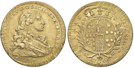 NAPOLI Ferdinando IV (1759-1799) 6 Ducati 1768 coroncine - Nomisma 354 AU (g 8,85) RRR

Status: SPL/qSPL