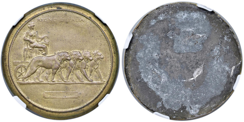 Vittorio Emanuele III (1900-1946) Progetto 100 lire 1906 Uniface Stabilimento Jo...