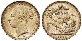 AUSTRALIA Vittoria (1837-1901) Sterlina 1885 M - KM 7 AU (g 7,93) Segnettio al bordo

Status: qSPL/SPL