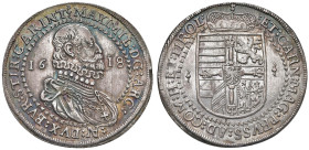 AUSTRIA Massimiliano (1612-1618) Tallero 1618 co - Dav. 3324 AG (g 28,46) Leggermente lucidata ma bell'esemplare

Status: BB-SPL