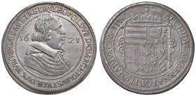 AUSTRIA Leopoldo V (1619-1632) Tallero 1621 - Dav. 3330 AG (g 28,56) Segni da antica pulitura. Graffietti sulla testa al D/

Status: BB+