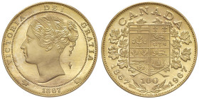 CANADA - Medaglia"Queen Victoria - Canadian Confederation Centennial" 1967 - AU (g 7,12 marcato 900 - Ã˜Â 23 mm)

Status: FDC