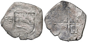 SPAGNA Filippo III (1556-1598) Siviglia - 8 Reales - KM 37; Cal. tipo 171 AG (g 25,12)

Status: MB-qBB