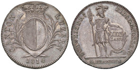 SVIZZERA Lucerna - 4 Franchi 1814 - KM 109 AG (g 29,41) Bella patina da anticha raccolta

Status: SPL/SPL+