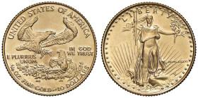 USA 10 Dollari 1986 - AU (g 8,46, quarto di oncia di oro puro)

Status: FDC