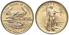 USA 5 Dollari 1986 - AU (g 3,40, decimo di oncia di oro puro)

Status: FDC