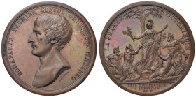 Medaglia 1801 Pace di Luneville D/ Busto a sinistra di Bonaparte primo console - R/ LA FRANCE VICTORIEUSE - Opus: B. Duvivier - Bramsen 105; Julius 89...