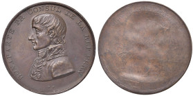 Medaglia 1801 Pace di Luneville D/ Busto di Napoleone a sx in uniforme. Circolarmente: BONAPARTE PR. CONSUL DE LA REP FRAN. In basso: P.F. - Opus: Pie...