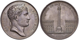 NAPOLEONICHE Medaglia coniata 1805 Colonna della Grande Armata in Place Vendome a Parigi - Opus: Andrieu & Brenet - Bramsen n.463; Julius n.1482; Essl...