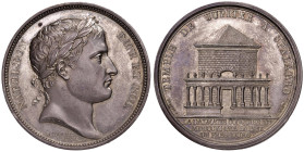 NAPOLEONICHEMedaglia coniata 1806 Conquista della Dalmazia - Opus: Droz e Brenet - Bramsen 513; Julius 1552 -AG (g 34,44 - Ã˜ 40 mm) RRR In base al tr...