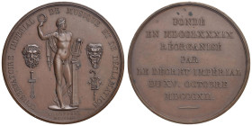 NAPOLEONICHE Medaglia 1812 Riorganizzazione dell'Accademia Imperiale di Musica - Opus: Dumarest - Bramsen 1167; Julius 2539 - AE (g 63,99 - Ã˜ 49,2 mm...