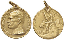 MEDAGLIE FASCISTE. Medaglia 1925 Benito Mussolini il Timoniere - Opus: Mistruzzi AU (g 8,23 - Ã˜ 24 mm) Con appiccagnolo originale

Status: qFDC
