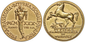 MEDAGLIE FASCISTE Medaglia Anno VIII dell'Era Fascista 1930 IV Fiera Campionaria di Tripoli, Prima Rassegna Internazionale in Africa - Opus: Publio Mo...
