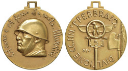 MEDAGLIE FASCISTE Medaglia coniata 1936 Divisione Camice Nere CC.NN del 1Â° Febbraio Anno XIV dell'Ã¹era Fascista - Opus: Edizione Lorioli & Castelli ...