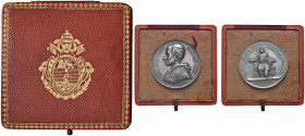 Leone XIII (1878-1903) Medaglia coniata A. XIII 1890 Per la grave situazione esistente tra Vaticano e Italia, intransigenza del governo italiano verso...