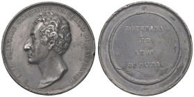 AUSTRIA. Clemente Venceslao Principe di Metternich (1773-1859) Medaglia coniata senza data (1838) DOTTRINA ED AMOR DI PATRIA - Opus: L. Cossa - Venezi...