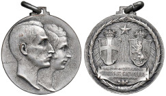 BULGARIA. Boris III di Bulgaria (1918-1943) Medaglia coniata 1930 Matrimonio con Giovanna di Savoia, tenutosi ad Assisi - Opus: A. Campi, edizione e p...