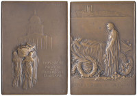 FRANCIA. Placchetta 1894 Oscar Roty. Sadi Carnot (1837-1894) Funerali del Presidente della Repubblica francese assassinato - Opus: Oscar Roty - Jones,...