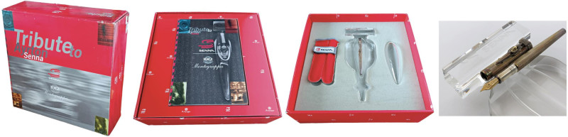 MONTEGRAPPA -Penna Stilografica - Tribute to Ayrton Senna. Edizione limitata 157...