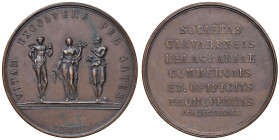 CHIAVARI. Medaglia 1891 Per la societÃ agraria e commercio ligure - VITAM EXCOLVERE PER ARTES - Opus: Francesco Putinati - AE (g 49,41 - Ã˜ 47 mm)

...