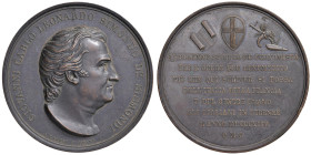 FIRENZE Giovanni Carlo Leonardo Simondo (1773-1842) Medaglia 1844 alla memoria - Opus: Fabris - AE (g 77,15 - 54 mm)

Status: SPL+