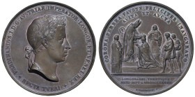MILANO. Ferdinando I d'Austria (1835-1848) Medaglia 1838 Incoronazione del re del Lombardo-Veneto a Milano - Opus: Luigi Manfredini - Wurzb 2030 - AE ...