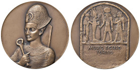 TORINO. Medaglia senza data (XX secolo) Per il Museo Egizio di Torino - Opus: E. M (Manfrini o Monti), emissione degli Stabilimenti Johnson di Milano ...