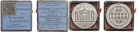 VENEZIA. Durante Umberto I (1878-1900) Medaglia 1897 Per la II Biennale di Venezia, II Esposizione Internazionale d'Arte - Opus A. Santi - MB (g 59,05...
